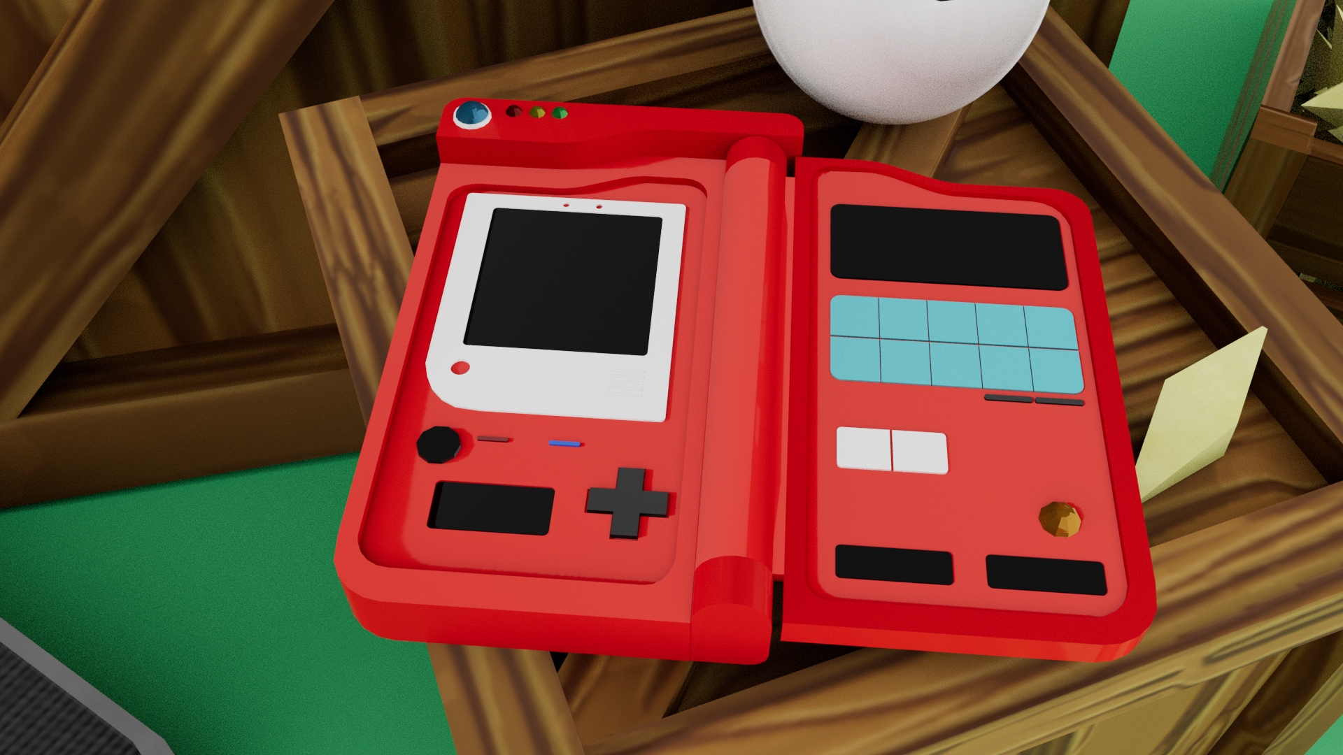 Pokedex Close Up Textured